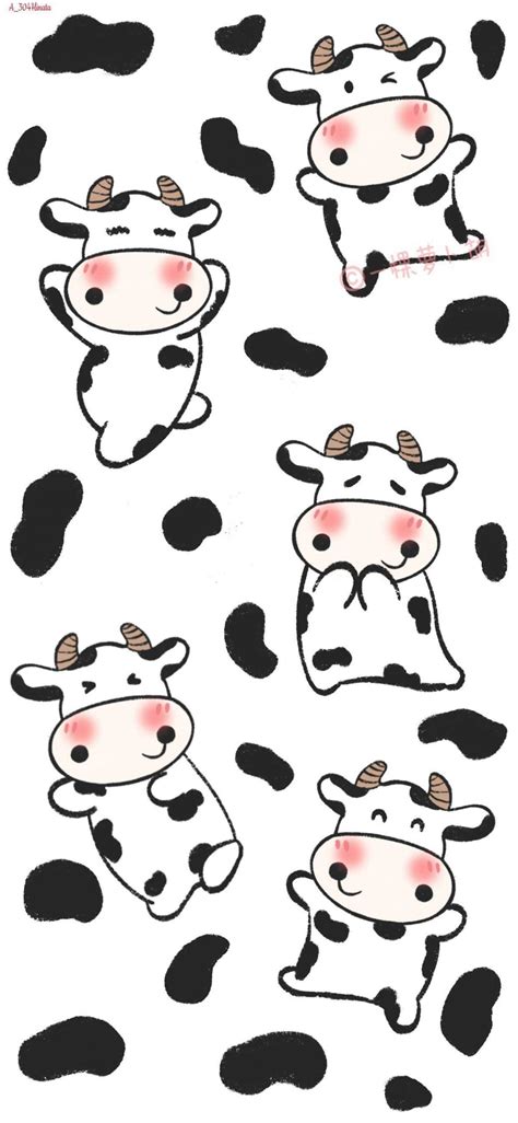 Background Cow Print Wallpaper - EnWallpaper