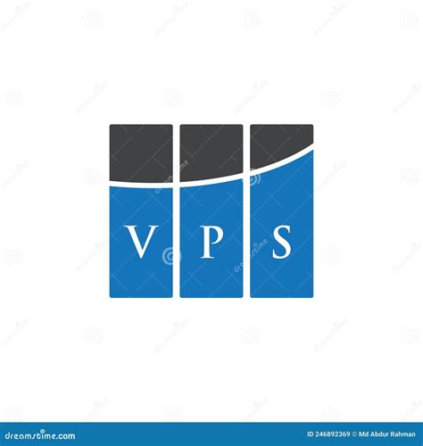 VPS Letter Logo Design on WHITE Background. VPS Creative Initials Letter Logo Concept Stock ...