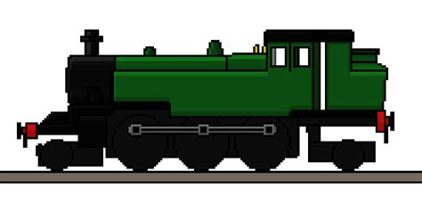 Pixel train animation test by Pyronator on Newgrounds