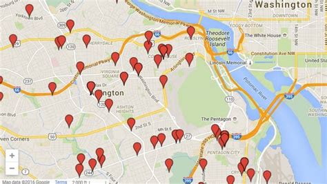 Arlington Crime Map: Lots of Thefts at Pentagon City Mall, Busy Week at ...