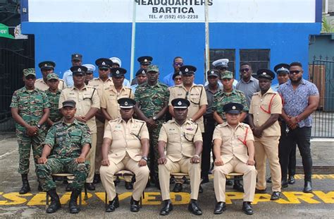 Region Seven joint services ranks participate in two-day training ahead of LGE - Guyana Chronicle