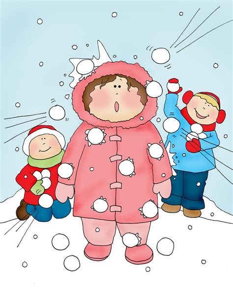 Snowball Fight Clip Art Collection Crella - vrogue.co