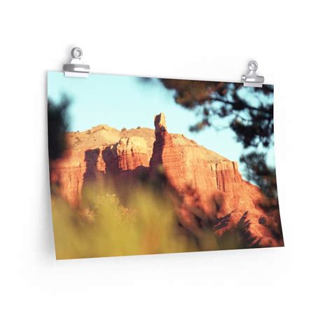 Chimney Rock Sunset In Capitol Reef 120 Film Print: Premium Matte - AH Photography