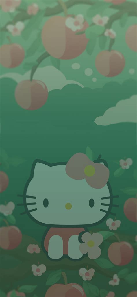 Sanrio Hello Kitty on Apple Tree Wallpapers - Hello Kitty Wallpapers