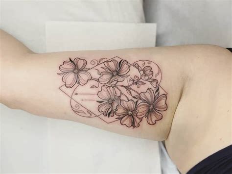 Symbolic and Beautiful Dogwood Flower Tattoo Ideas