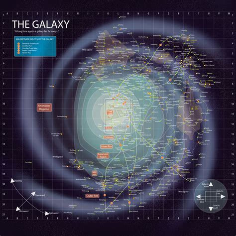 Calypso 1577: Différentes cartes de la galaxie "Star Wars" et "Star Trek" pour positionner les ...