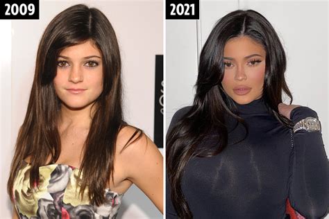 Kylie Jenner's incredible face and body transformation as she turns 24 ...