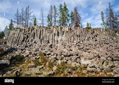 Obsidian Cliff at Yellowstone National Park, USA Stock Photo - Alamy