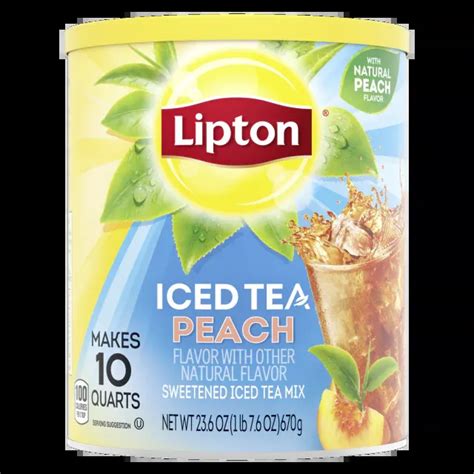 Buy Lipton Peach Iced Tea mix with Iced Tea | Lipton US