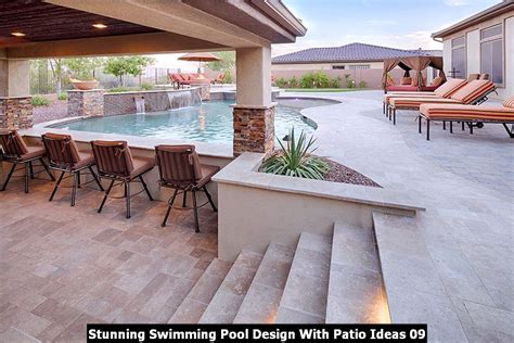 Stunning Swimming Pool Design With Patio Ideas - PIMPHOMEE