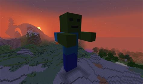 Statue of Zombie Minecraft Map