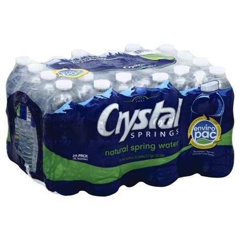 Crystal Springs Natural Spring Water, 16.9 Fl. Oz., 24 Count - Walmart.com - Walmart.com