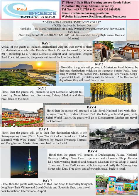 Seoul Korea Tour Package - RealBreeze Davao Tour Packages