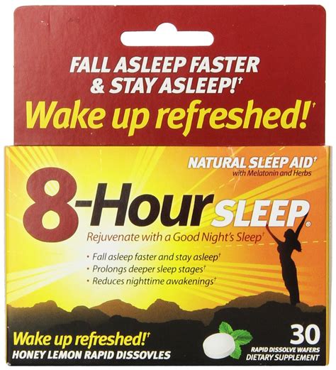 Natural Sleep Aid Dissolving Tablets (8-HOUR SLEEP)