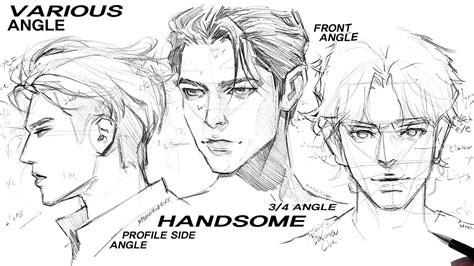 WHOLE ANGLES - RATIO OF HANDSOME FACE [ TIPS ] - YouTube