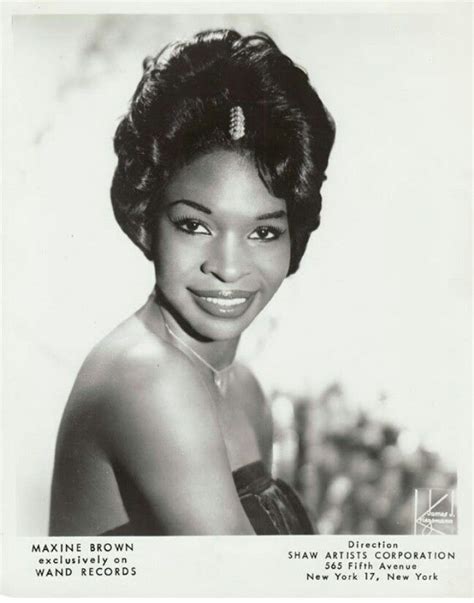 Maxine Brown R&B singer 1960's | Black music artists, Soul music, Black ...