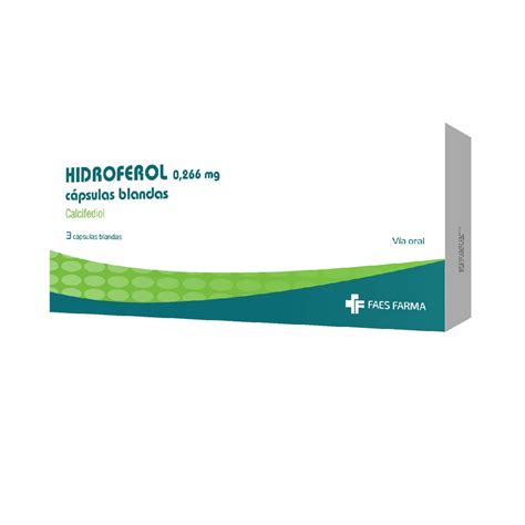 HIDROFEROL 0,266 MG CJ X 3 CAP - Olímpica