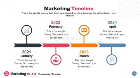 Marketing Plan Timeline Template - SlideModel