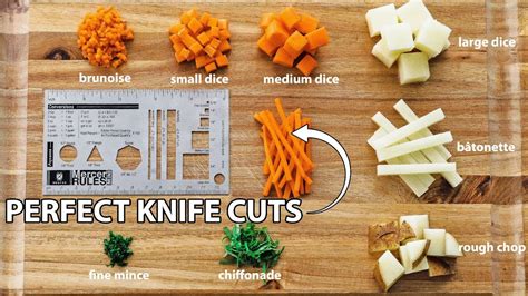 How to Master Basic Knife Skills - Knife Cuts 101 - YouTube