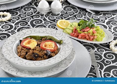 Greek Balkan Lamb Moussaka stock photo. Image of eggplant - 32908632