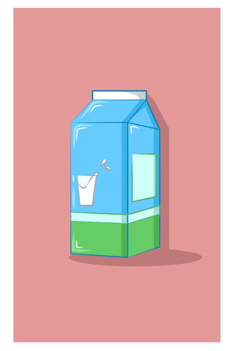 Milk box vector illustration 2160457 Vector Art at Vecteezy