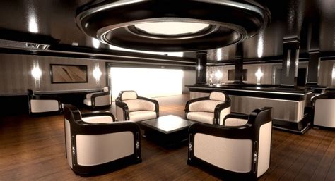 Interior of the 100m Motor yacht Sovereign by Gray Design — Yacht Charter & Superyacht News