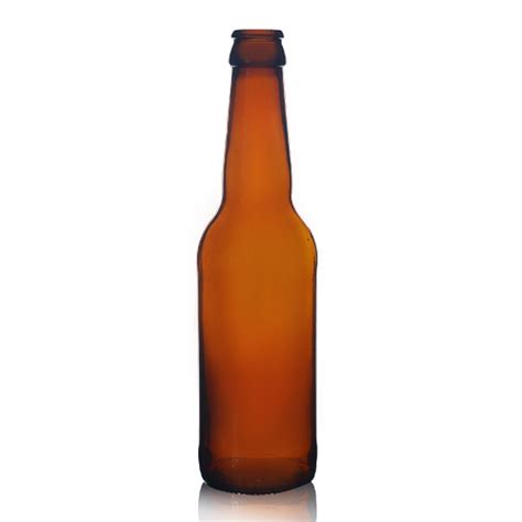 330ml Amber Glass Beer Bottle G330MLAMBB - GlassBottles.co.uk