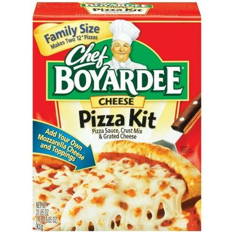 Chef Boyardee Pizza Kit, Family Size, Traditional, 31.85 oz (Pack of 6) - Walmart.com - Walmart.com