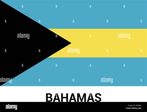 Bahamas flag design vector Stock Vector Image & Art - Alamy