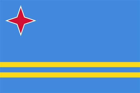 National Flag Of Aruba - The Symbol Of Peace And Hope