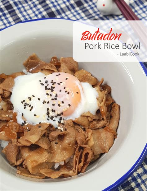 Japanese Butadon Pork Rice Bowl – LaabiCook