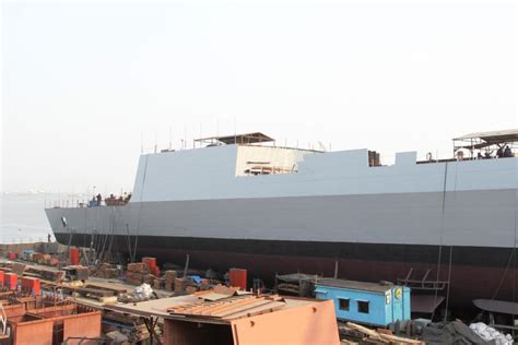 First Project-15B Visakhapatnam-Class Stealth Guided Missile Destroyer ...