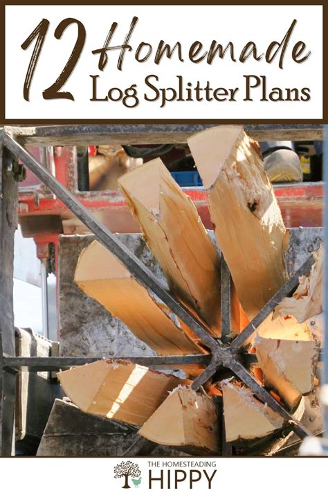 12 Homemade Log Splitter Plans You Can Try