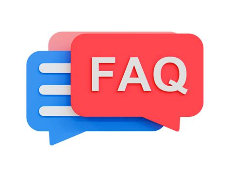 3d minimal FAQ sign. Answers to frequently asked questions. message icon with a FAQ text. 3d ...