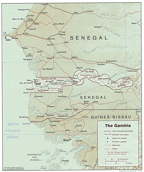 Gambia Maps - Perry-Castañeda Map Collection - UT Library Online