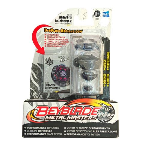 Beyblade Metal Masters Gravity Destroyer BB-80 Spinning Top