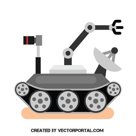 Curiosity Mars Rover Clip Art