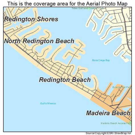 Aerial Photography Map of Redington Beach, FL Florida