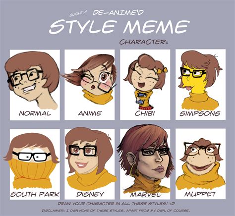 Style Meme: Velma by ShylaBlu on DeviantArt