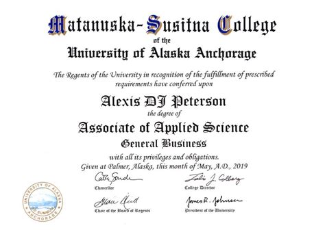 Associate of Applied Science in General Business - Peterson ...