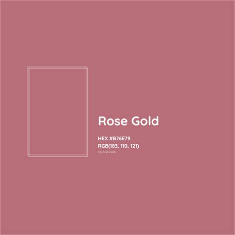 About Rose Gold - Color meaning, codes, similar colors and paints - colorxs.com