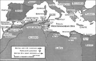 Wwii Africa Campaign Map