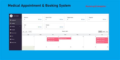 Medical Appointment Booking System in CodeIgniter - Scripts | CodeGrape