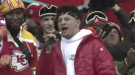 Travis Kelce Gives Fiery Speech At Chiefs Rally, 'Let's Run This S*** Back'