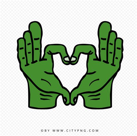 HD Pepe The Frog Hands Heart Sign Love PNG | Citypng