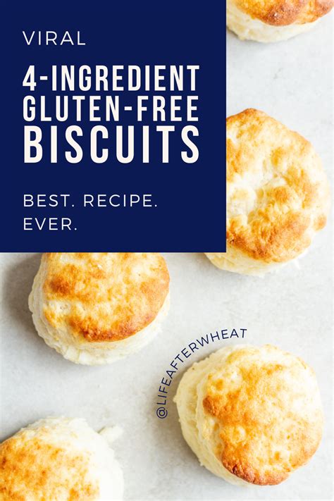 Easy Gluten Free Biscuits Recipe (4 Ingredients!) | Recipe in 2024 ...