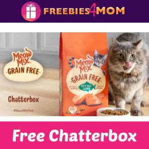 *Expired* Free Meow Mix Grain Free Cat Food Chatterbox - Freebies 4 Mom