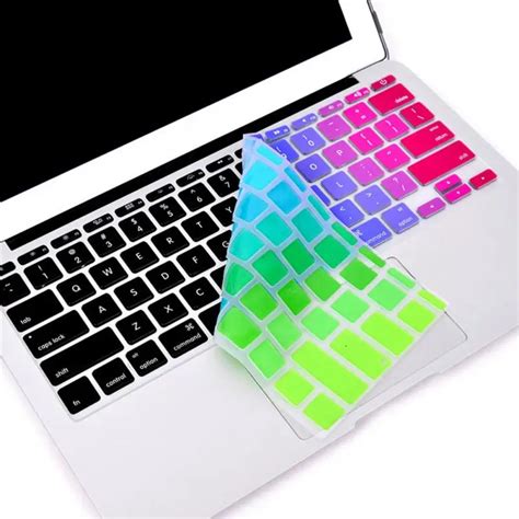 For Apple/Macbook keyboard cover 13" 15" Rainbow Laptop US keyboard ...