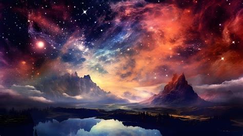 Premium AI Image | Galaxy Sky Wallpaper