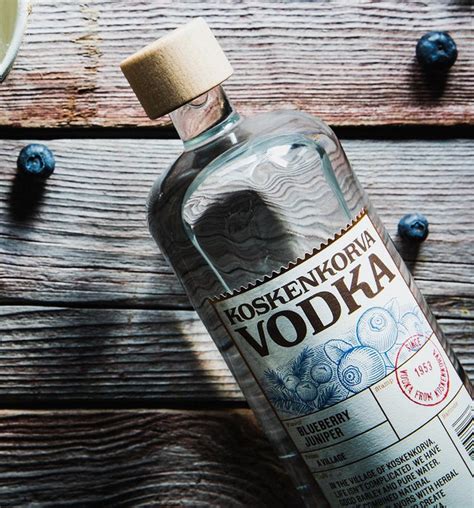 Koskenkorva Blueberry Juniper Vodka ABV 37.5% 700ml — The Liquor Shop ...